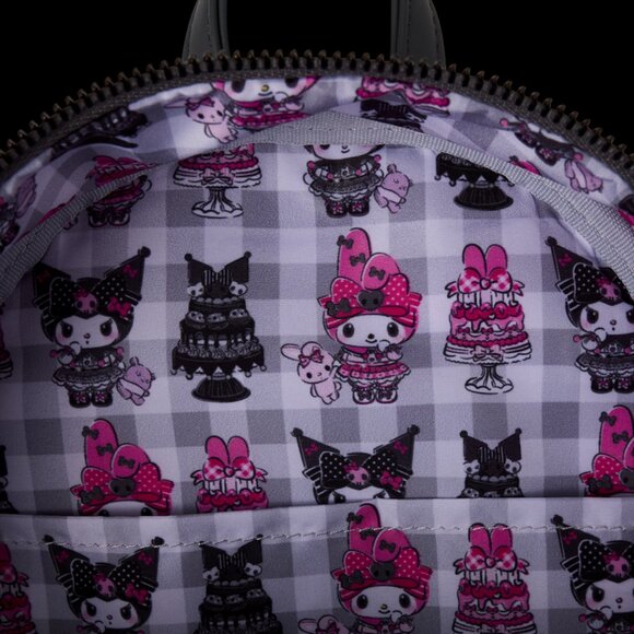 Loungefly Sanrio My Melody & Kuromi Cake Mini Backpack NWT main image 10